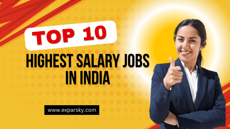 Highest Salary Jobs in India